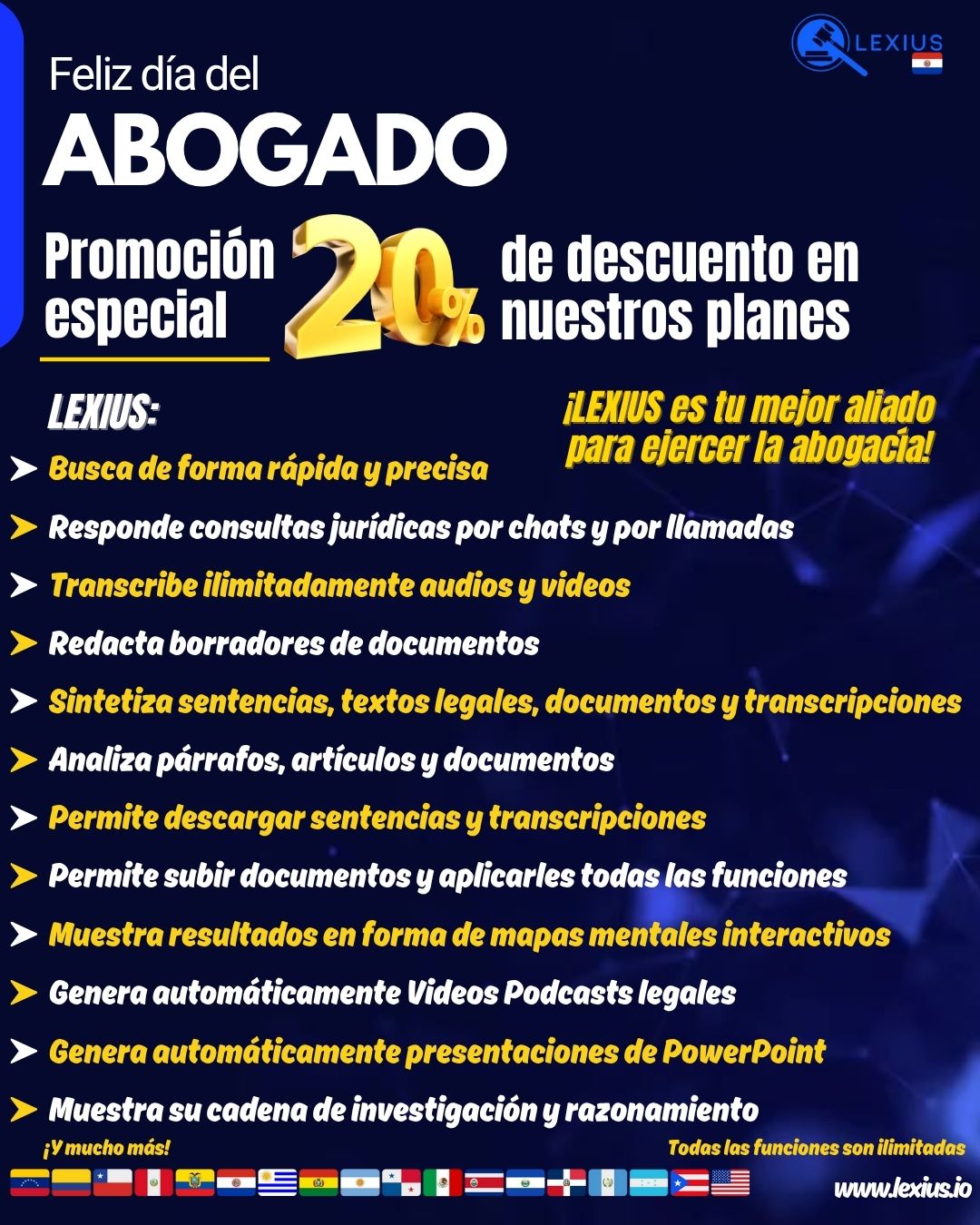 Descuento 20% por tiempo limitado